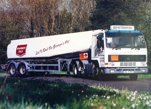 An early George Patterson Oils delivery tanker